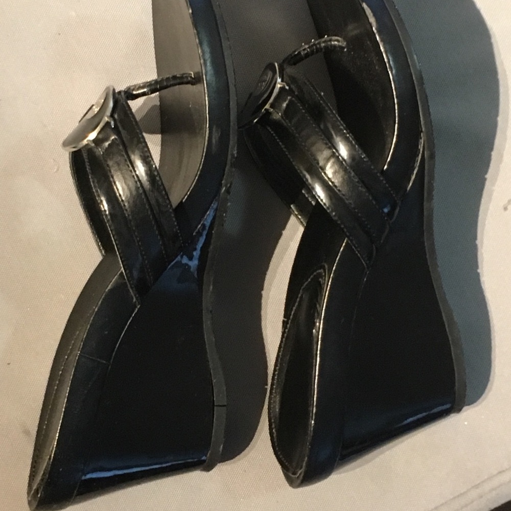 BCBG Paris black sandals